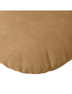 Cuscini per Seduta 2 pcs Marrone Ø 40 x 13 cm Velluto