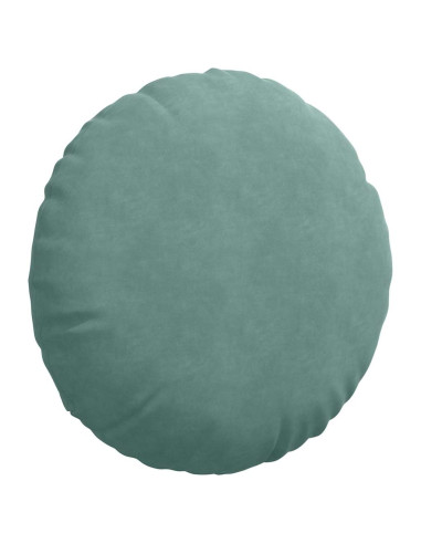 Cuscini per Seduta 2 pcs Verde Mare Ø 40 x 13 cm Velluto