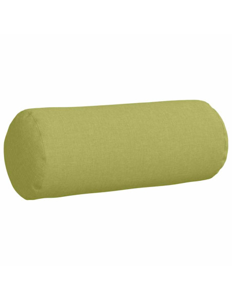 Cuscini a rullo 2 pcs Verde chiaro Ø 15 x 40 cm Tessuto