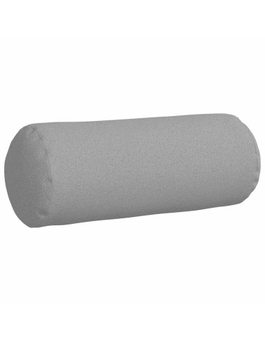 Cuscini a rullo 2 pcs Grigio Nuvola Ø 15 x 40 cm Tessuto