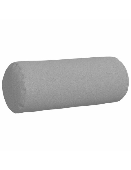 Cuscini a rullo 2 pcs Grigio Nuvola Ø 15 x 40 cm Tessuto