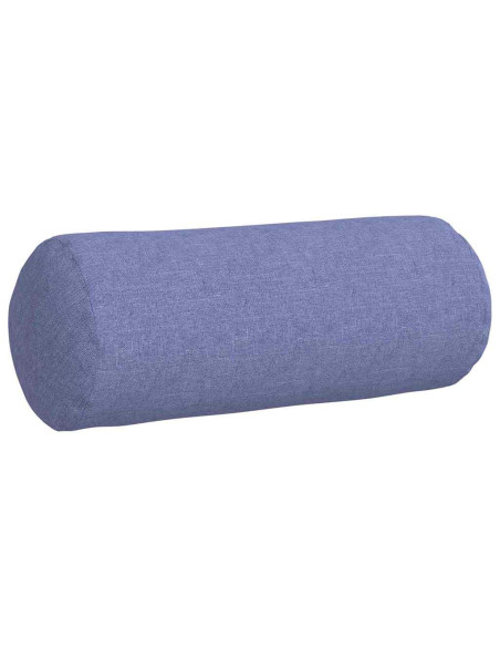 Cuscini a rullo 2 pcs Blu jeans Ø 15 x 40 cm Tessuto