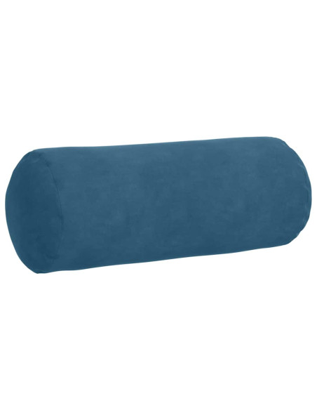 Cuscini a rullo 2 pcs Blu Ø 15 x 40 cm Tessuto in Cords