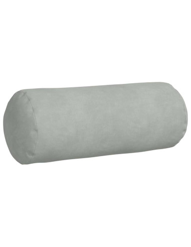Cuscini a rullo 2 pcs Grigio chiaro Ø 15 x 40 cm