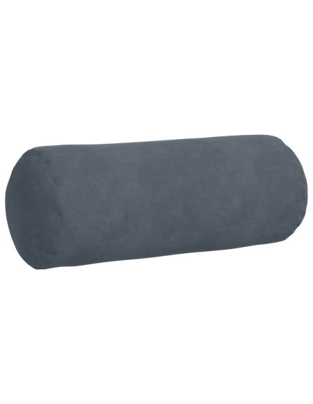 Cuscini a rullo 2 pcs Grigio scuro Ø 15 x 40 cm