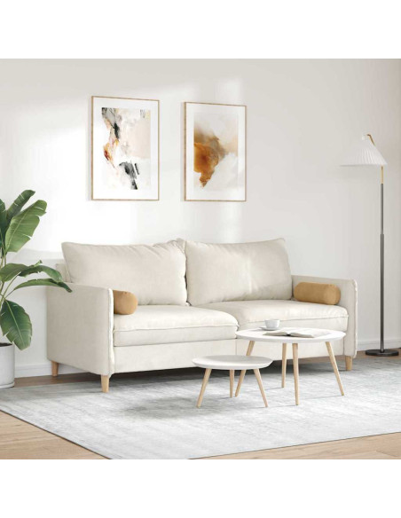 Cuscini a rullo 2 pcs Marrone Ø 15 x 40 cm Tessuto in Cords