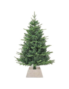 Collare per Albero di Natale Quadrato Bianco 50 x 50 x 25 cm
