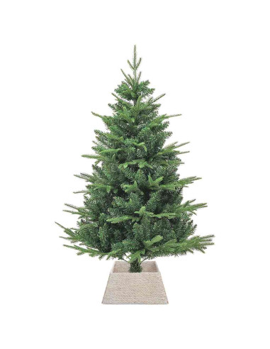 Collare per Albero di Natale Quadrato Bianco 50 x 50 x 25 cm