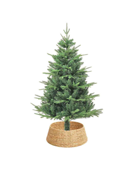 Collare per Albero di Natale Rotondo Marrone 60 x 60 x 22 cm