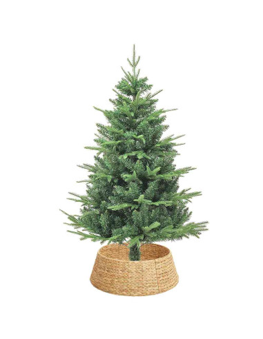 Collare per Albero di Natale Rotondo Marrone 75 x 75 x 25 cm