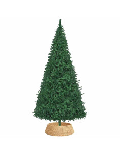 Collare per Albero di Natale Rotondo Marrone 105 x 105 x 28 cm