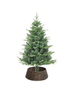 Collare per Albero di Natale Rotondo Nero 60 x 60 x 22 cm