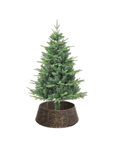 Collare per Albero di Natale Rotondo Nero 75 x 75 x 25 cm