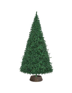 Collare per Albero di Natale Rotondo Nero 90 x 90 x 28 cm