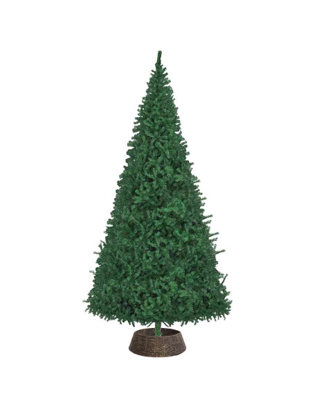 Collare per Albero di Natale Rotondo Nero 90 x 90 x 28 cm
