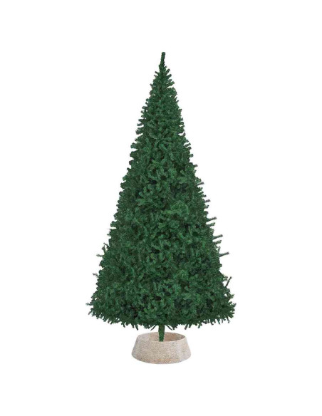 Collare per Albero di Natale Rotondo Bianco 90 x 90 x 28 cm