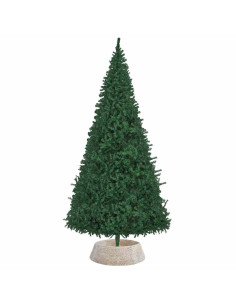 Collare per Albero di Natale Rotondo Bianco 105 x 105 x 28 cm
