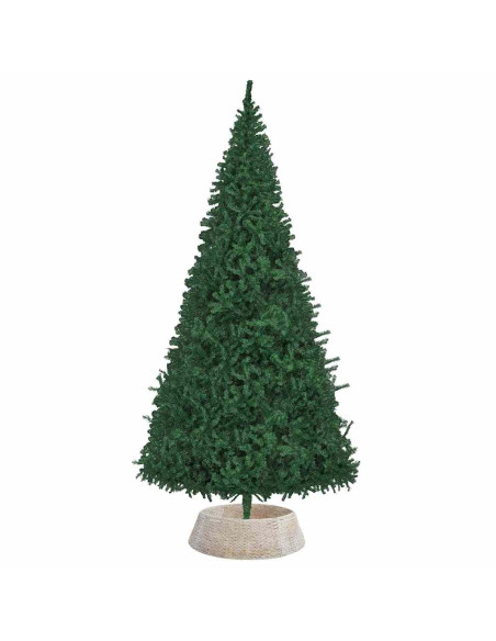 Collare per Albero di Natale Rotondo Bianco 105 x 105 x 28 cm