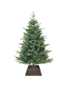 Collare per Albero di Natale Nero 50 x 50 x 25 cm