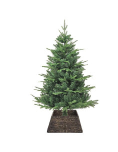 Collare per Albero di Natale Nero 60 x 60 x 28 cm