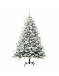 Albero di Natale Artificiale Pre-illuminato con Set di Palline