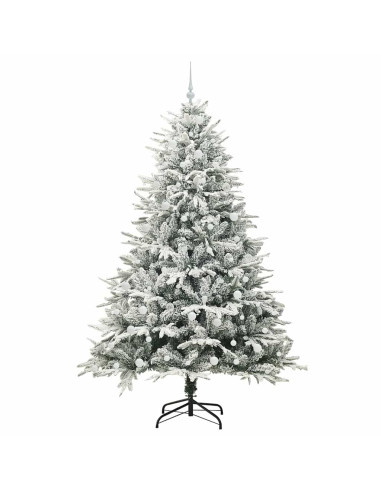 Albero di Natale Artificiale Pre-illuminato con Set di Palline
