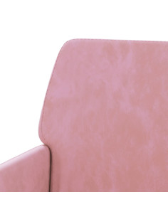 Panca Rosa 108x79x79 cm in Velluto