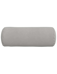 Cuscini a rullo 2 pcs Grigio chiaro Ø 25 x 70 cm