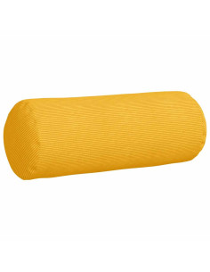 Cuscini a rullo 2 pcs Giallo Chiaro Ø 25 x 70 cm