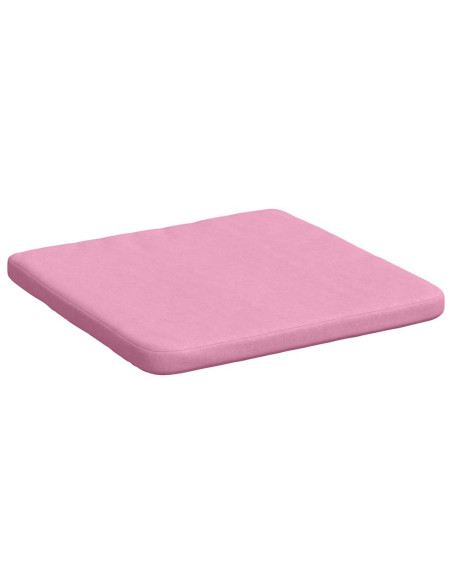Cuscini per Seduta 4 pcs Rosa 40 x 40 x 3 cm Tessuto