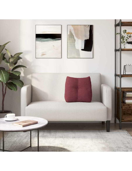 Cuscino per Schiena Rosso Vino 45 x 24 x 50 cm Tessuto