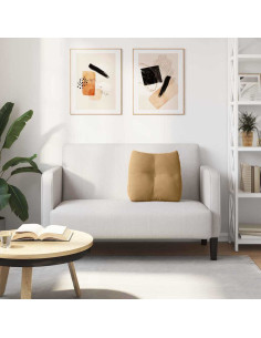 Cuscino per Schiena Marrone 45 x 24 x 50 cm Velluto