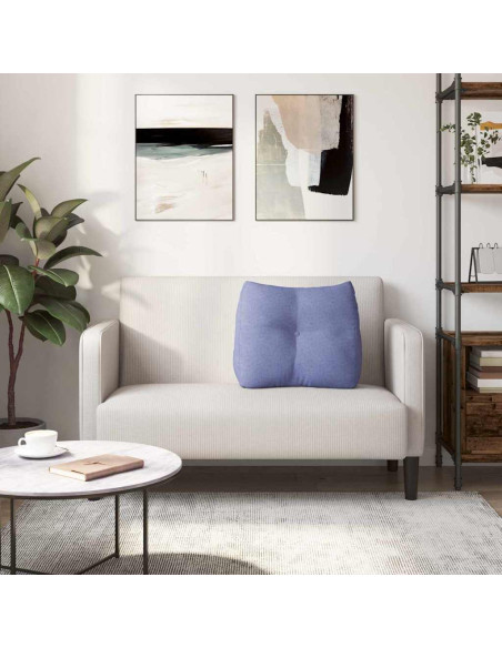 Cuscino per Schiena Blu jeans 60 x 24 x 50 cm Tessuto