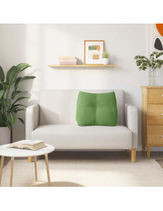 Cuscino per Schiena Verde chiaro 60 x 24 x 50 cm Velluto