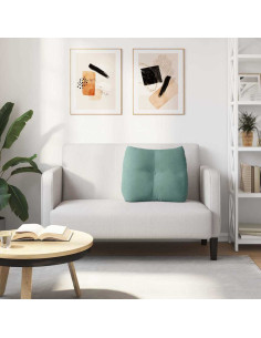 Cuscino per Schiena Verde Mare 60 x 24 x 50 cm Velluto