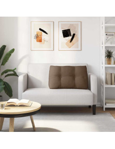 Cuscino per Schiena Marrone 80 x 24 x 50 cm Tessuto