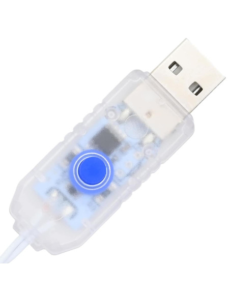 Albero di Natale artificiale con 50 LED Verde 120 cm PVC