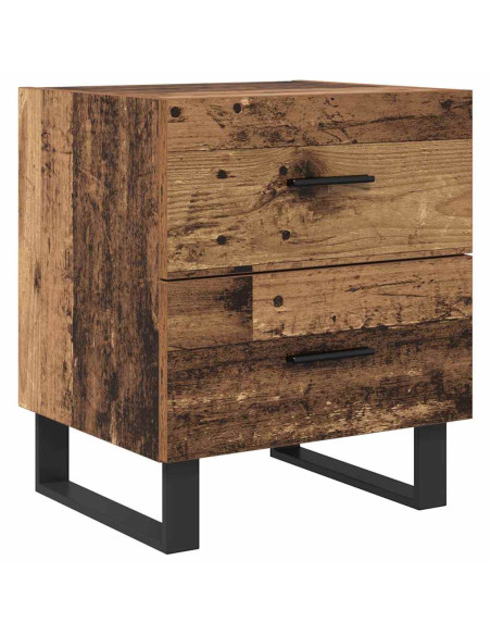 Armadio da Notte 2 pcs Legno vecchio 40 x 35 x 47,5 cm