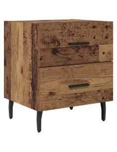 Armadio da Notte 2 pcs Legno vecchio 40 x 35 x 47,5 cm