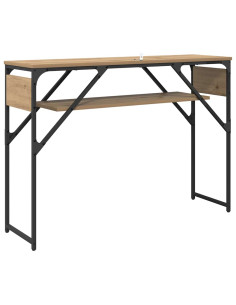 TavoloConsolle Rovere artigianale 105x30x75cm Legno multistrato
