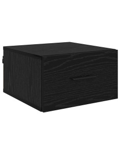 Armadio da Notte con cassetto 2 pcs Rovere nero 35 x 35 x 20 cm
