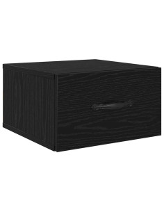 Armadio da Notte con cassetto 2 pcs Rovere nero 35 x 35 x 20 cm