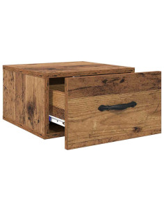 Armadio da Notte con cassetto Legno vecchio 35 x 35 x 20 cm