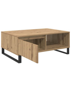 Tavolino da salotto rovere artigianale 90 x 60 x 35 cm