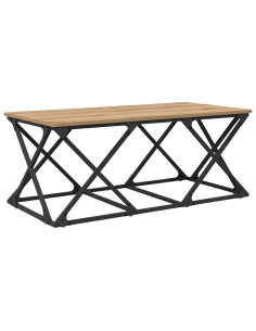 Tavolino da salotto rovere artigianale 100 x 49 x 40 cm