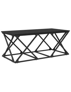 Tavolino da salotto Rovere nero 100 x 49 x 40 cm