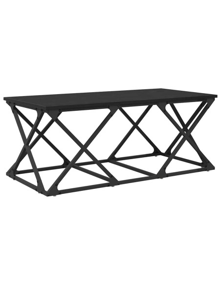 Tavolino da salotto Rovere nero 100 x 49 x 40 cm