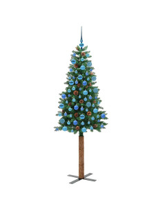 Albero di Natale snodato con 300 LED con supporto Verde 180 cm