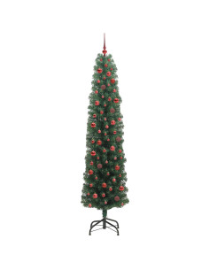 Albero di Natale artificiale con 300 LED Verde 240 cm