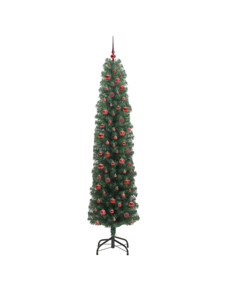 Albero di Natale artificiale con 300 LED Verde 240 cm